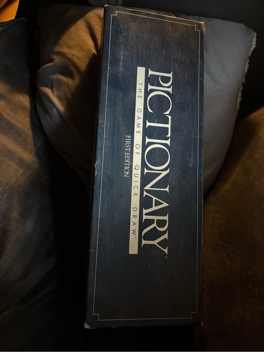 Vintage 80’s First Edition Pictionary Board Game - Black